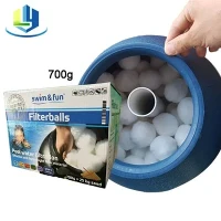 Προμηθευτής Fiber Ball Swimming Pool Filter Media 700g Color Box Συσκευασία