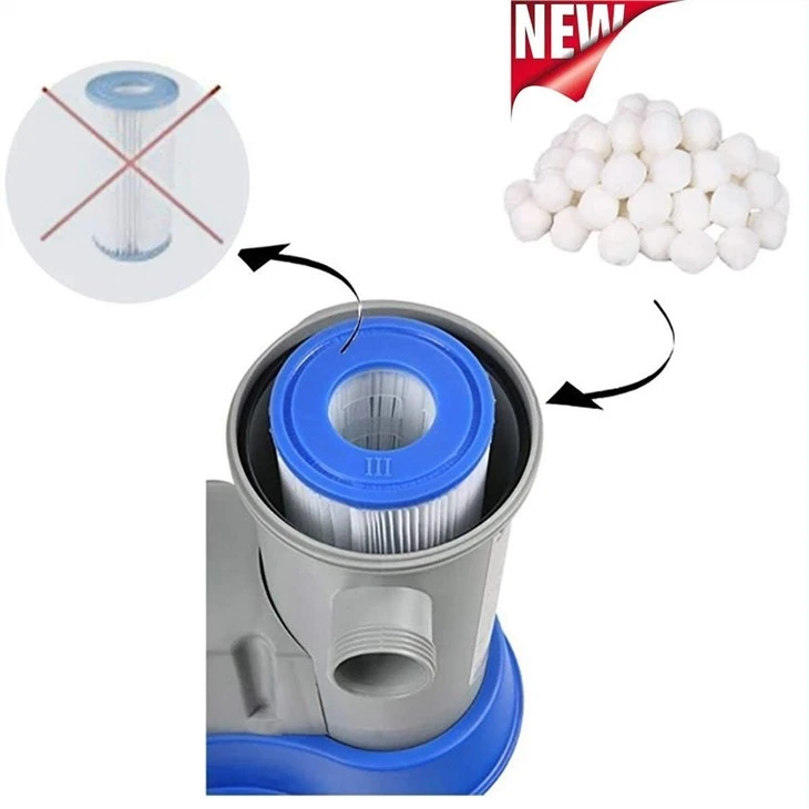 Washable Ball Fiber Filter For Filter Pool