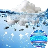 Μπάλες Φίλτρο Μέσα Πισίνα Φίλτρο Μπάλα Backwash 700g 100% 25 Πολυεστέρας Φίλτρο Μπάλες Ίνες