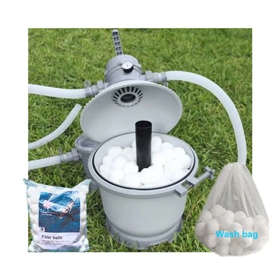 Poo Filter Media 100% Polyester Fiber Ball Sand Filter 700g Filter Ball Fit Συσκευή καθαρισμού πισίνας